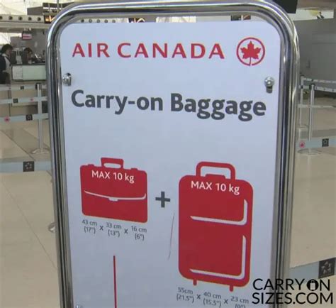 air canada baggage carry on.